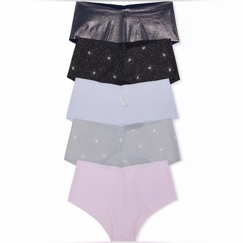 Victoria Secret Cheekster Panties 5 - pack  No Show Cheeky size XL